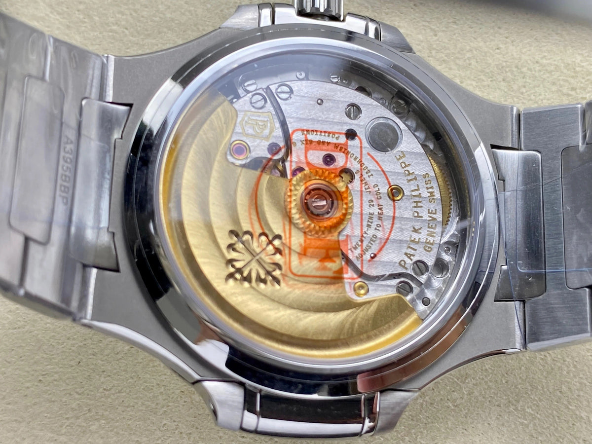 Patek Philippe Nautilus 35mm Blue Dial Sliver Case