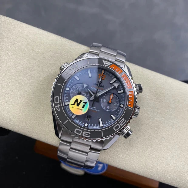 Omega Seamaster 46mm Dark Gray Dial Black Bezel Steel