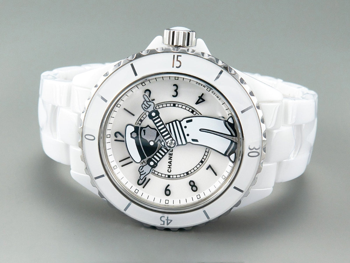 J12 38mm Mademoiselle Automatic White Ceramic