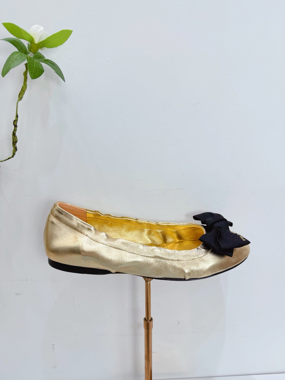 PRA 26SS Ballet Flat Gold Metallic Sheepskin 592393