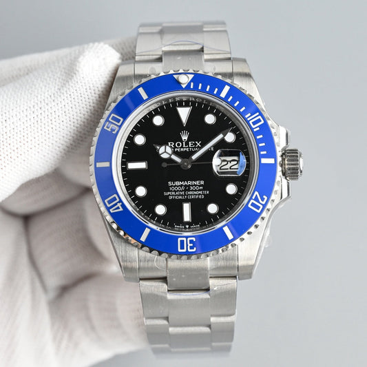 Rolex Submariner 41mm Silver Blue Black Dial