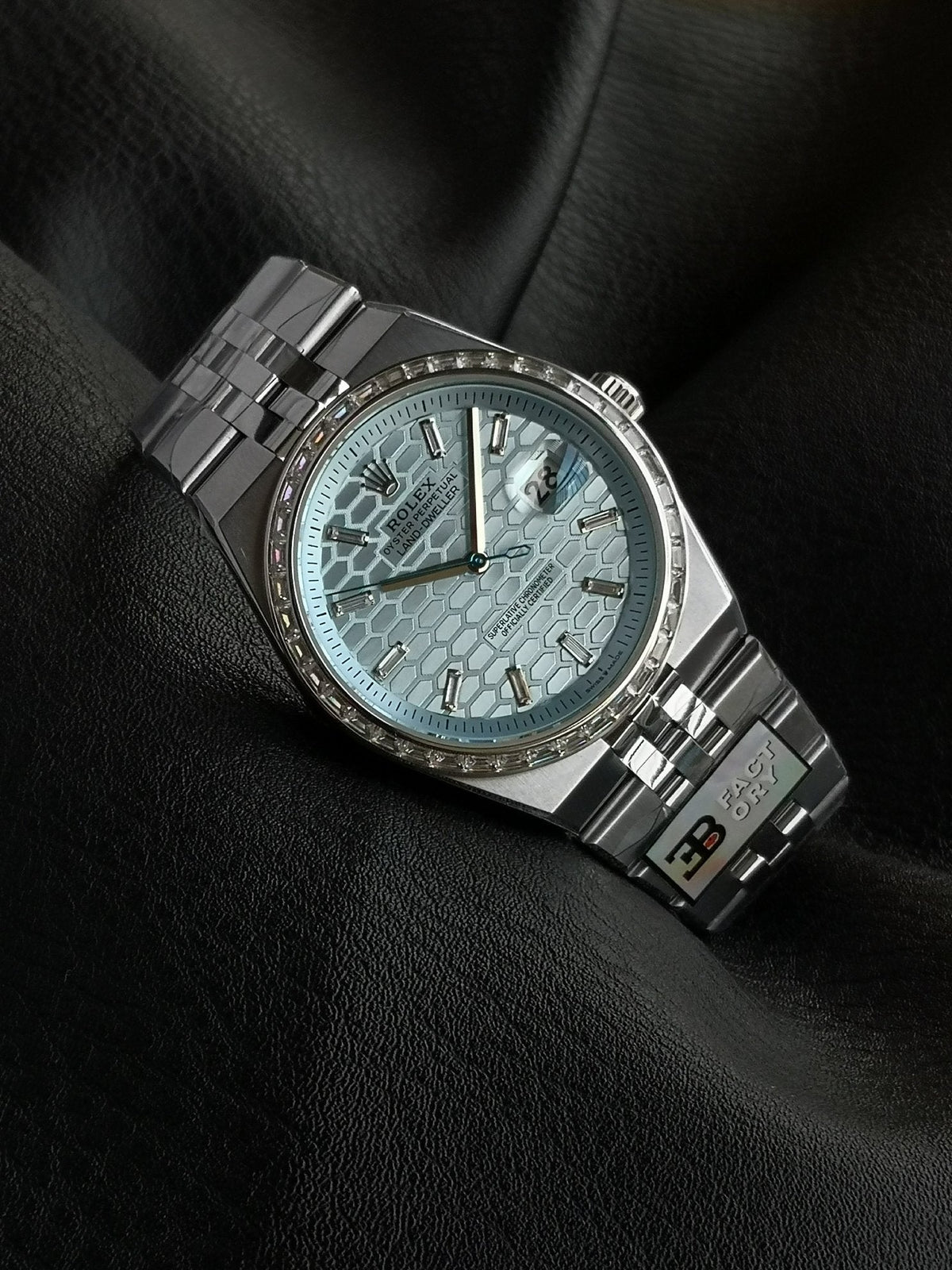 Rolex Land Dweller 40mm Silver Blue