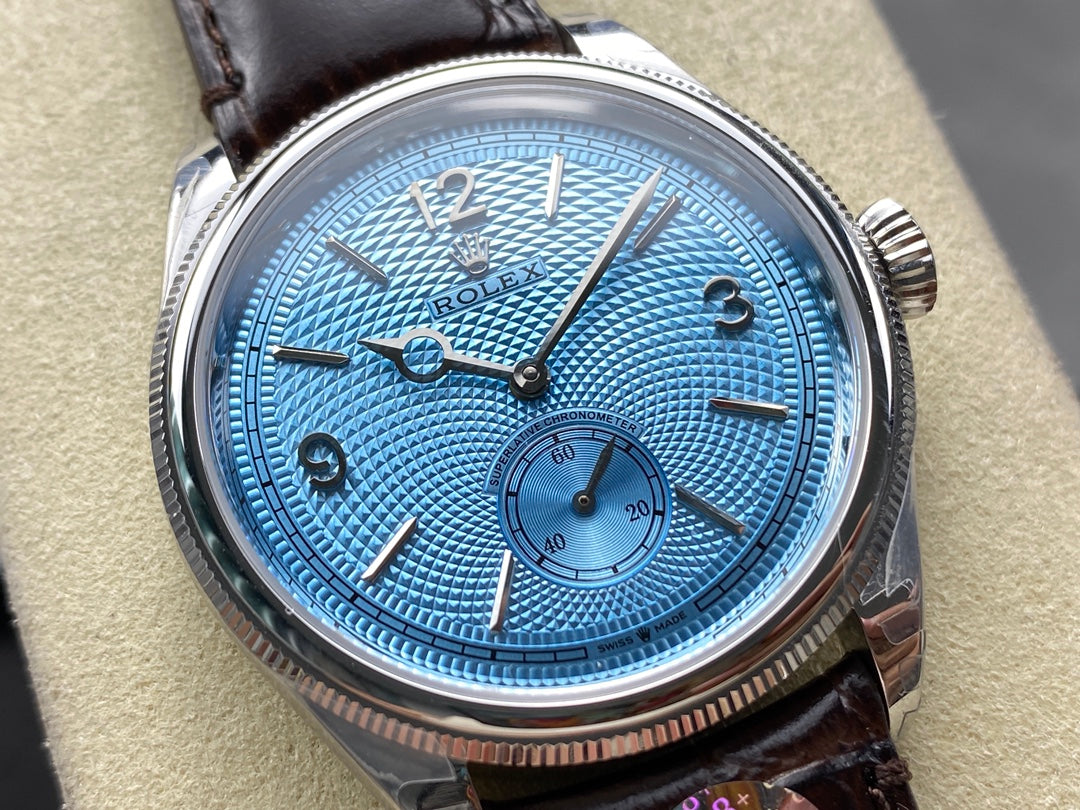Rolex Perpetual 39mm Brown Blue Dial