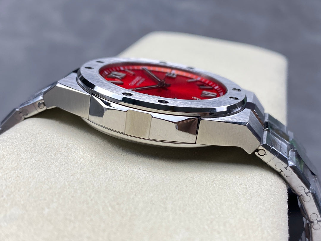 Alpine Eagle 41mm Silver Red Dial