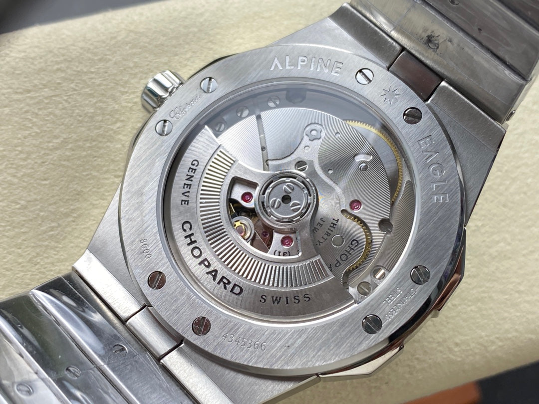 Alpine Eagle 41mm Silver Black Dial
