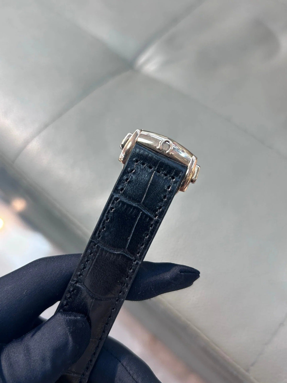 Omega De Ville Prestige 34mm Watch Leather Strap