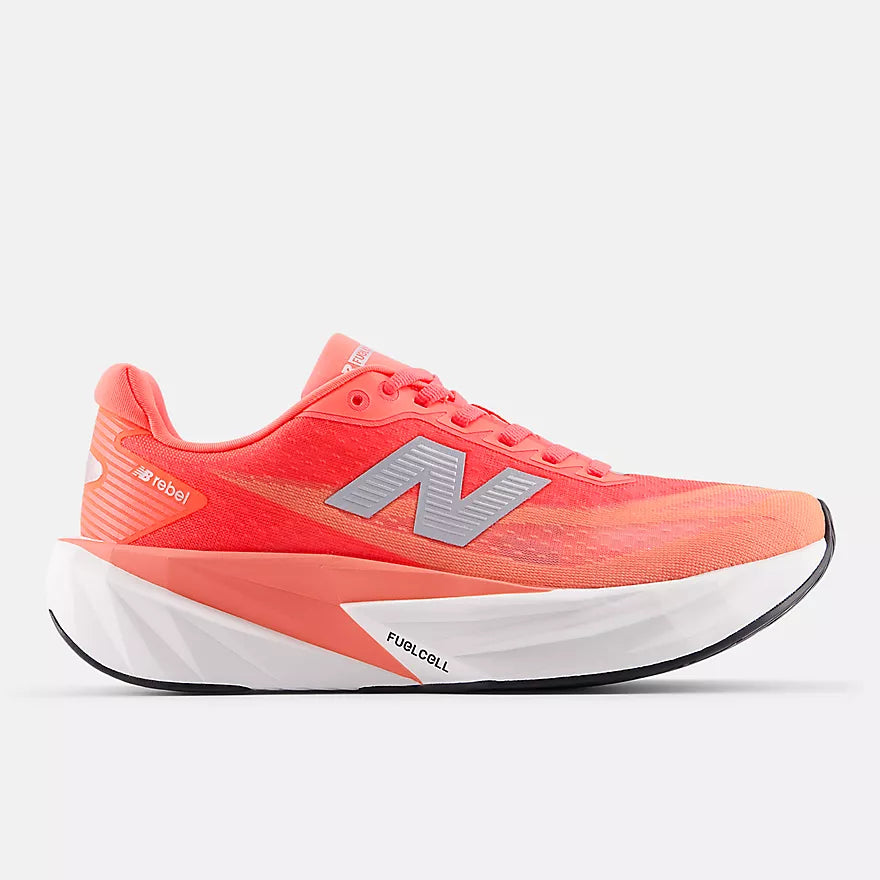 Womens New Balance Rebel V5 - URGENT RED