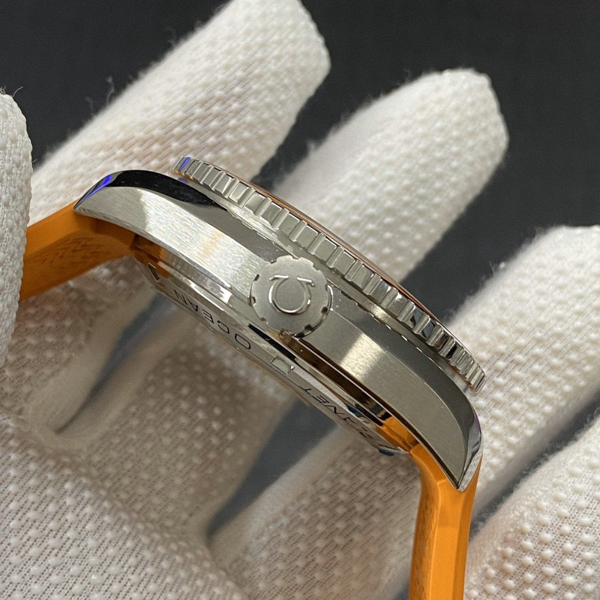 SEAMASTER PLANET OCEAN 600M CO-AXIAL ORANGE BLACK DIAL