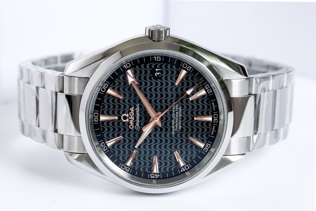 SEAMASTER AQUA TERRA 150M BROWN HAND BLACK DIAL
