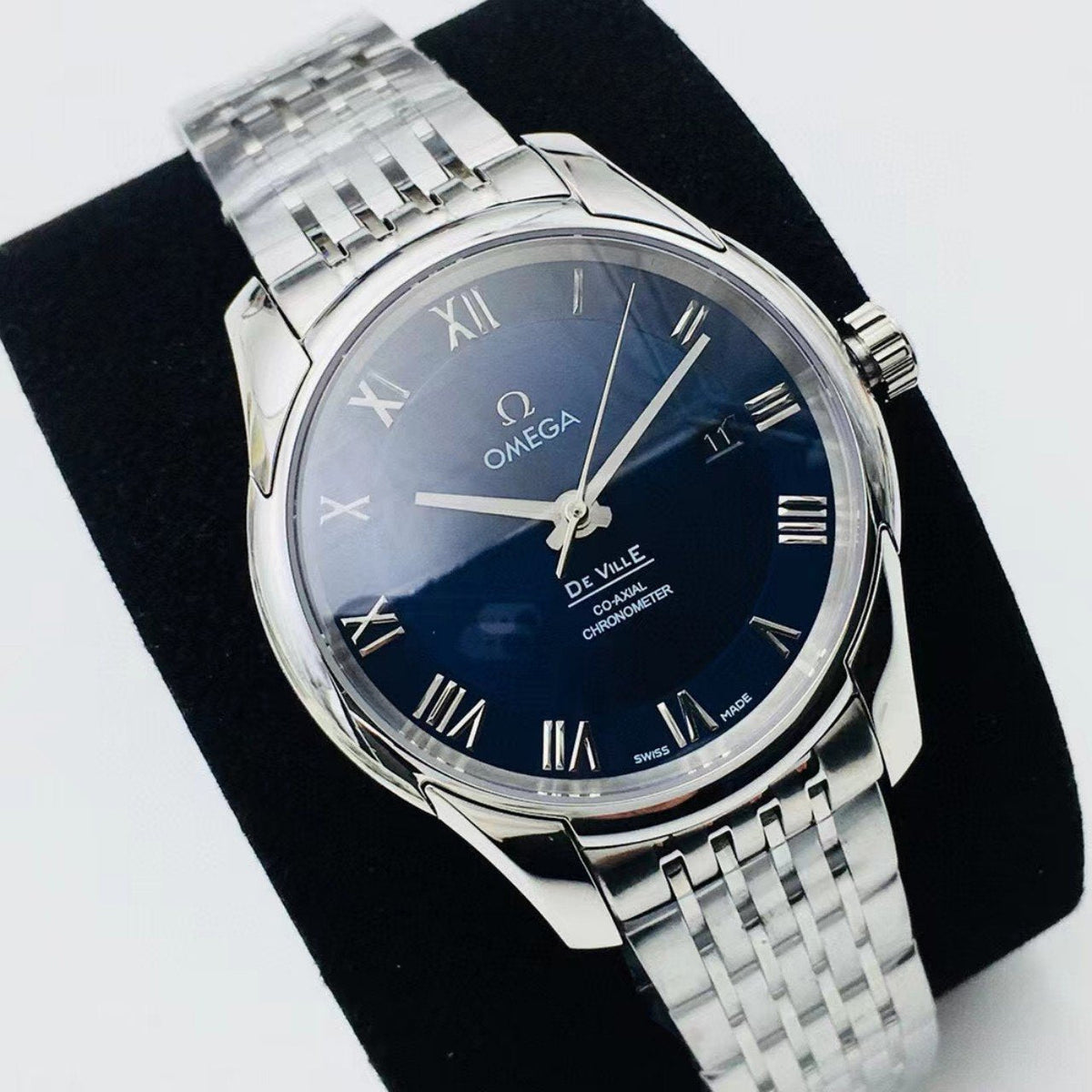 DEVILLE HOUR VISION CO-AXIAL STAINLESS STEEL BLUE DIAL
