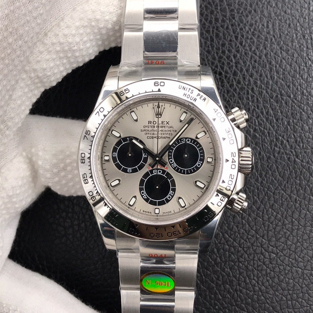 DAYTONA STAINLESS STEEL GREY RACING DIAL