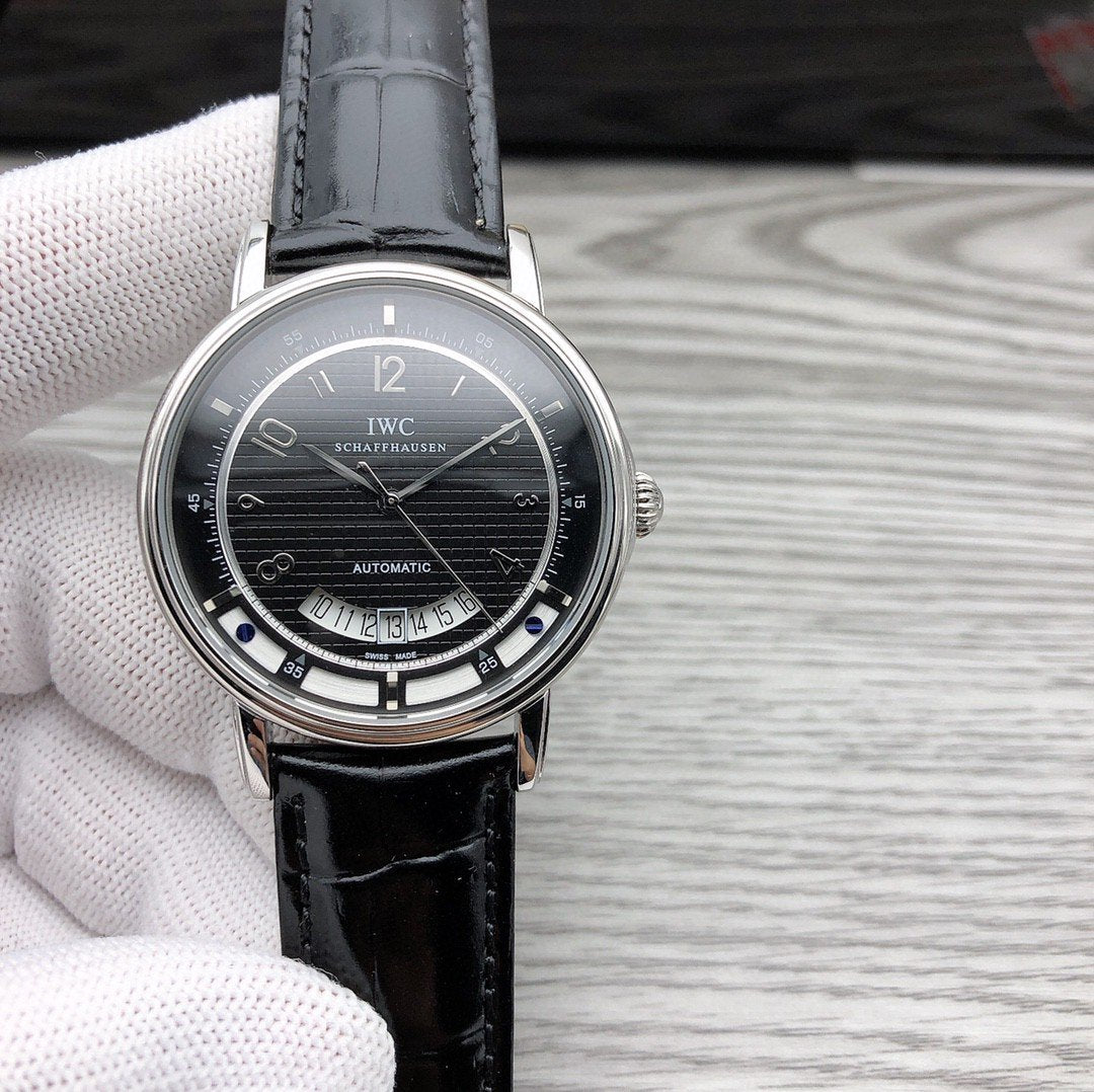DAVINCI AUTOMATIC STAINLESS STEEL LEATHER