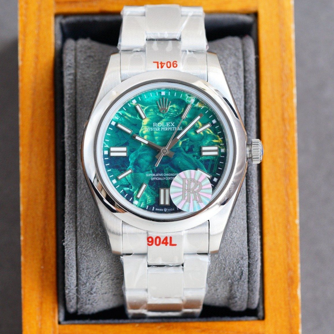 OYSTER 41 STAINLESS STEEL CUSTOM AVENGERS