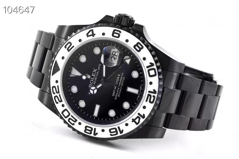 GMT-MASTER II BLACK WHITE BEZEL