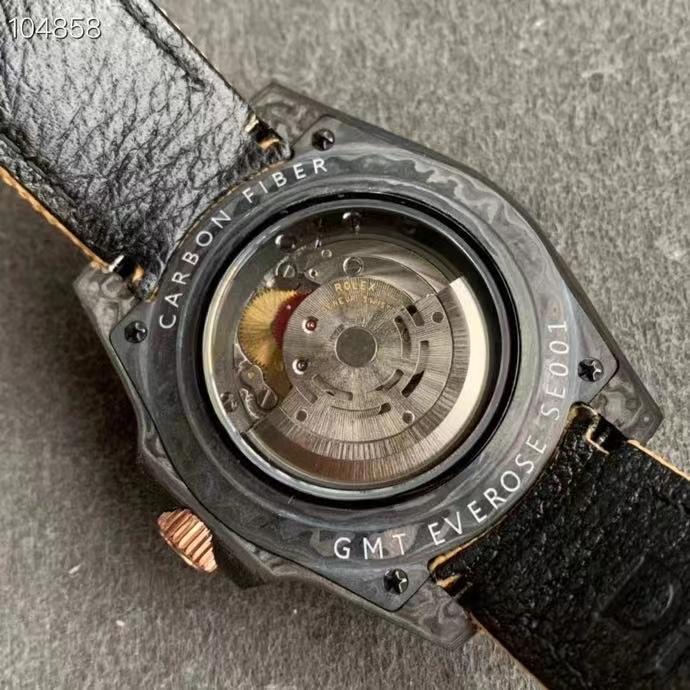 GMT-MASTER II CUSTOM CARBON EVEROSE GOLD
