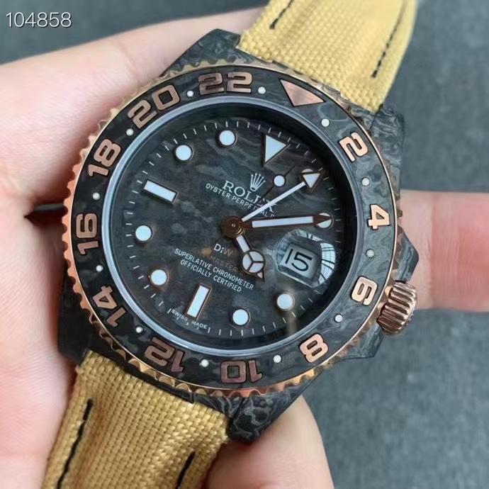 GMT-MASTER II CUSTOM CARBON EVEROSE GOLD